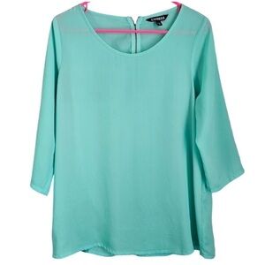 Express Aqua Mini Dress